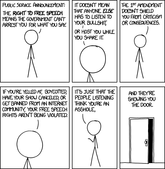 free speech comic