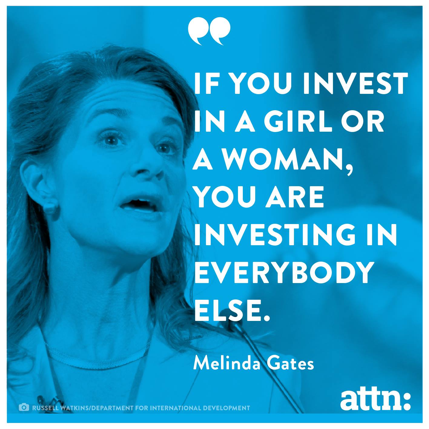 Well said feminist quote by Melinda Gates