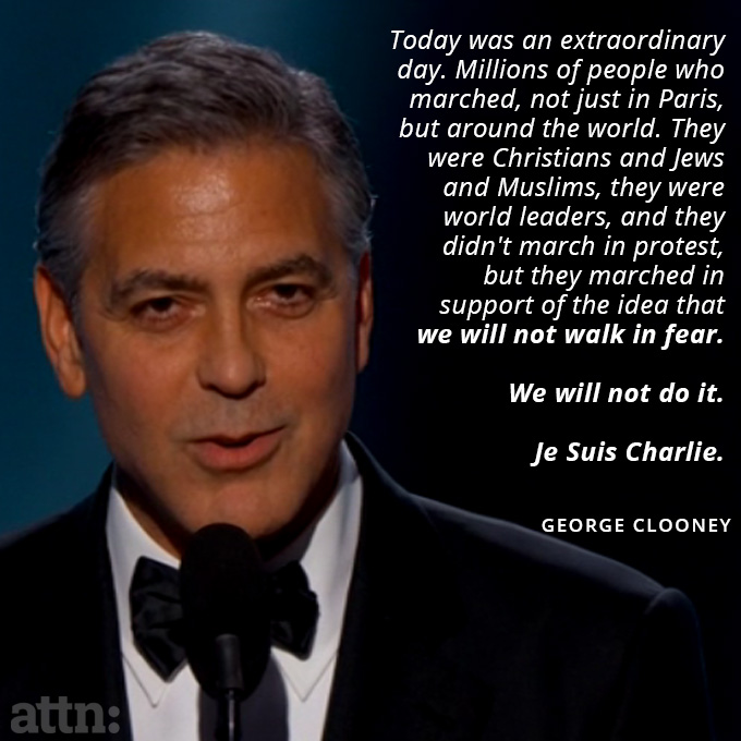 George Clooney Acceptance Speech at the Golden Globes