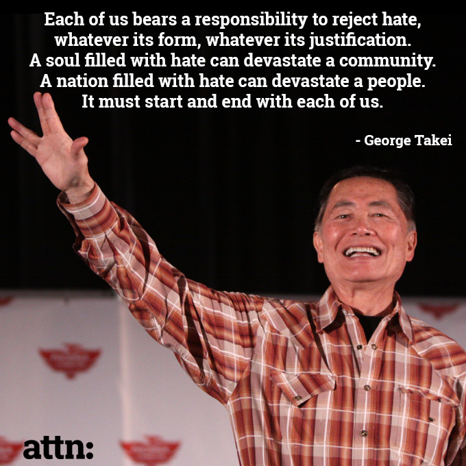 George Takei on Hate