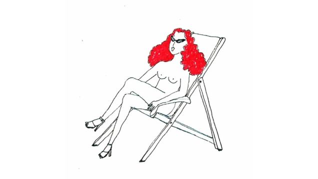 The image that got Grace Coddington temporarily banned from Instagram.