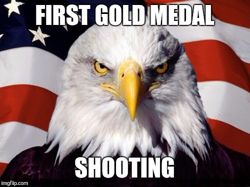 gold medal America meme