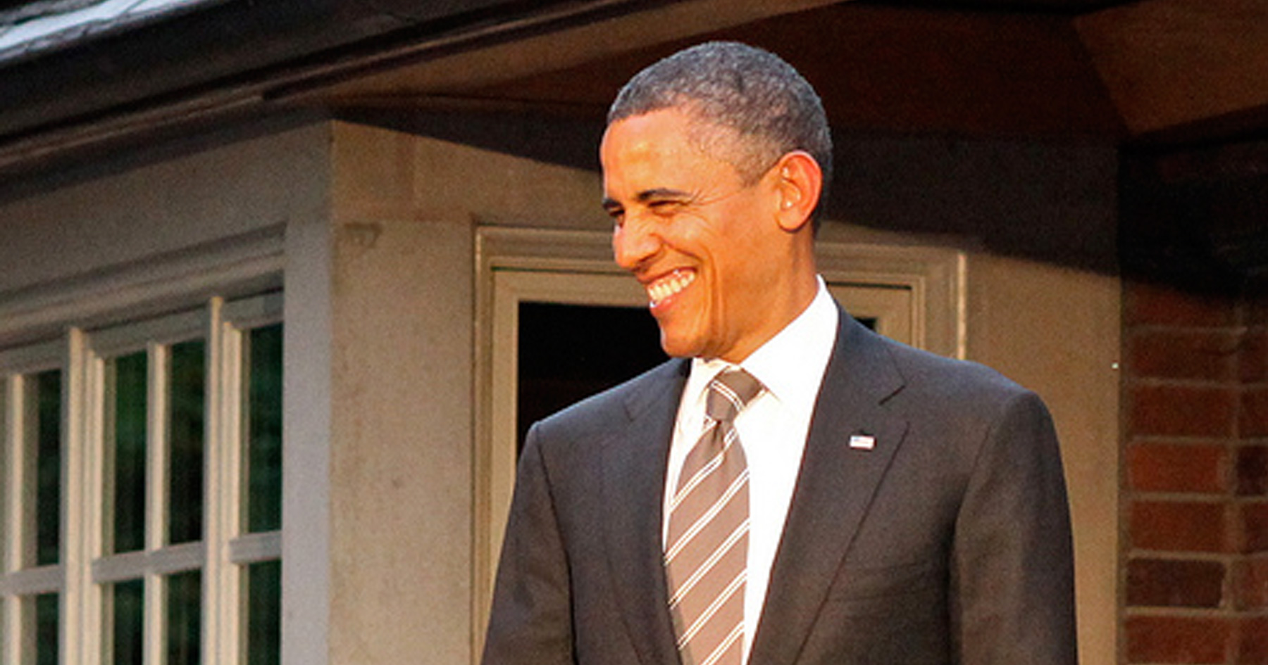 Smiling Obama