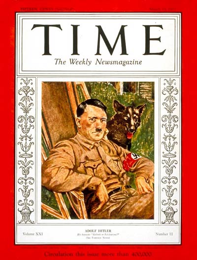 Hitler 1933 Time Cover