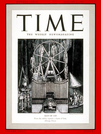 Hitler 1939 Time Cover