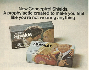 Old condom ad