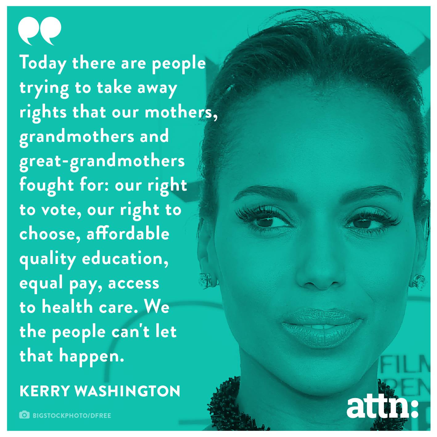 Kerry Washington nails it in this feminist quote.