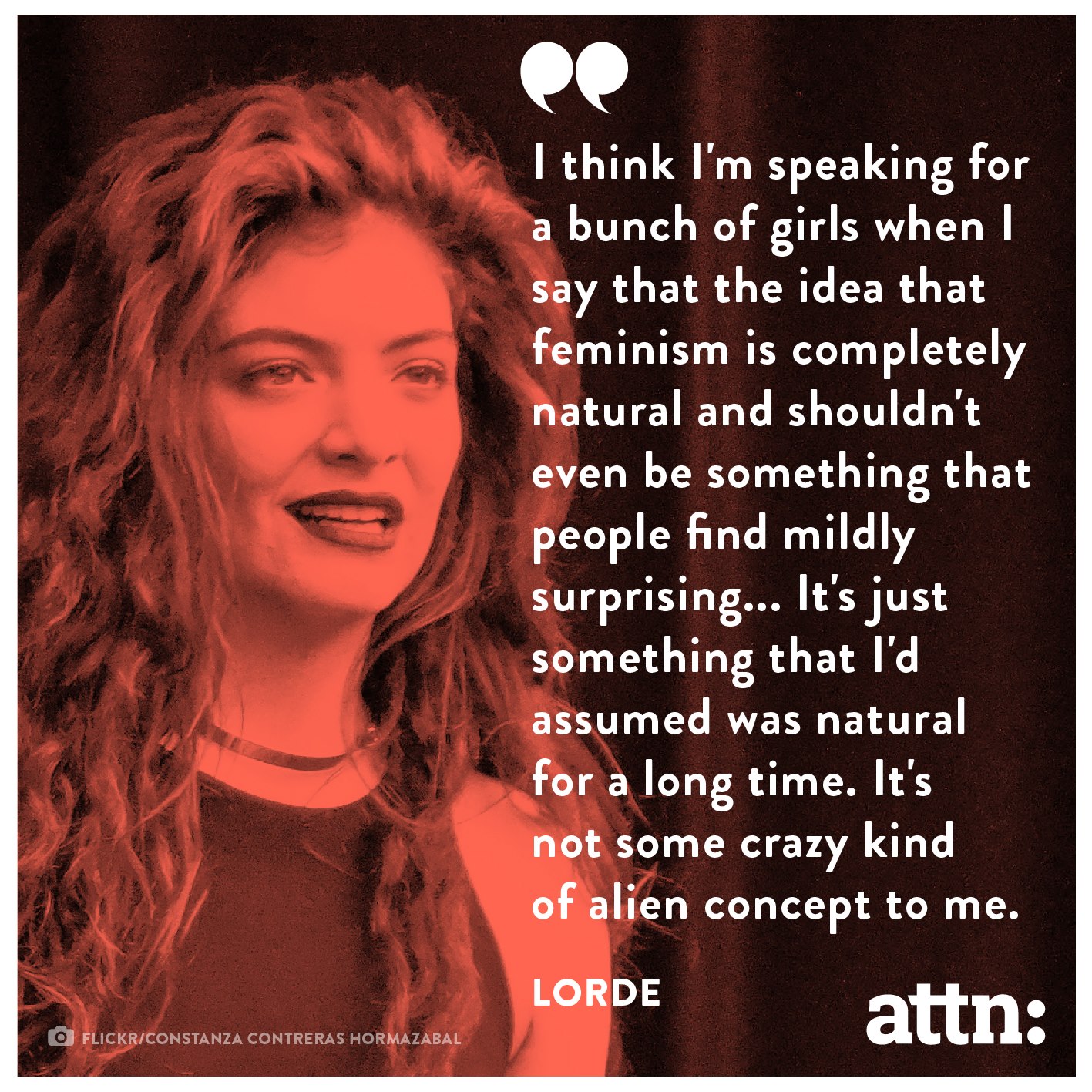 Lorde nails it with this feminist quote