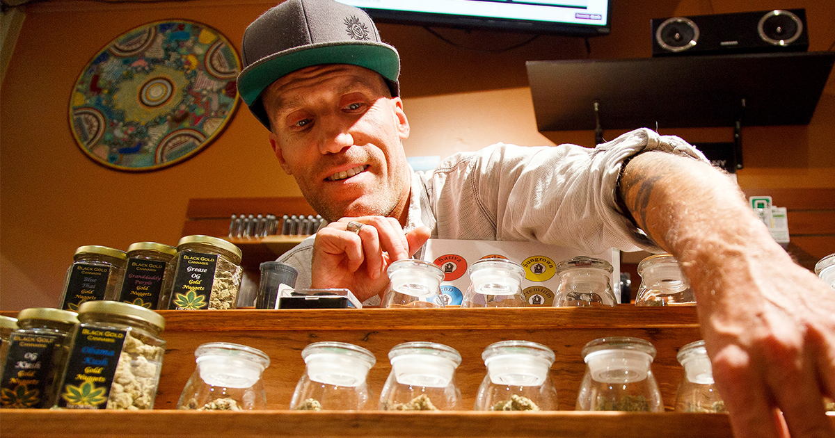 man-working-in-marijuana-dispensary