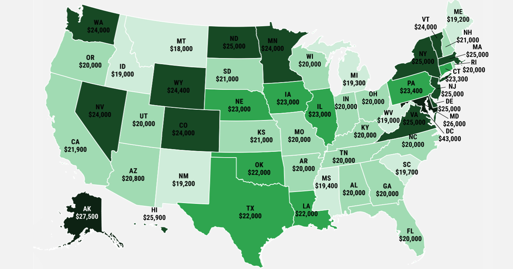 Map Shows The Average Salary of American Millennials - ATTN: