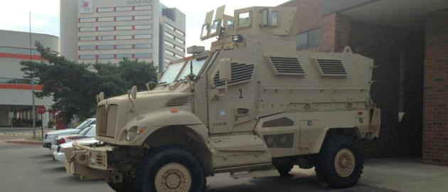 The Ohio State University even procured a Mine-Resistant Ambush-Protected vehicle in 2013