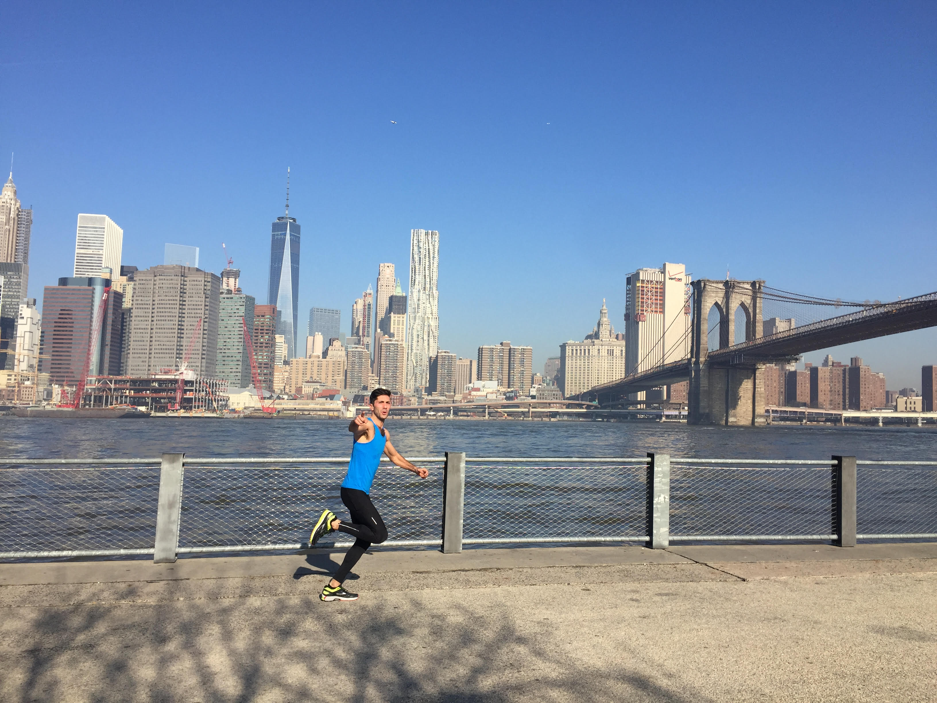 Nev Schulman runs New York City Marathon