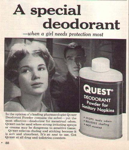 Quest deodorant advertisement 