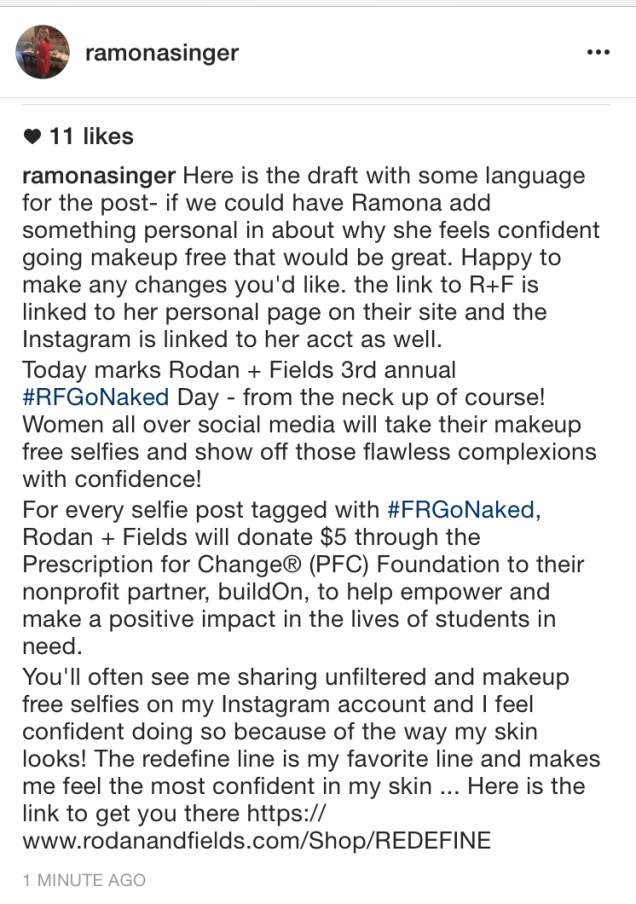 ramona singer instagram oops