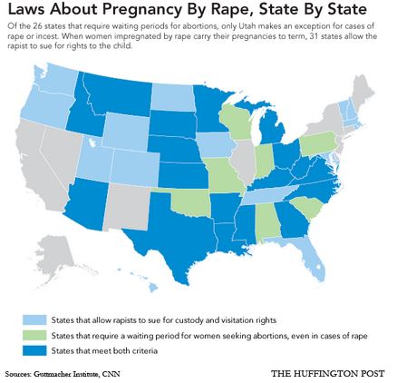Laws about pregnancy by rape