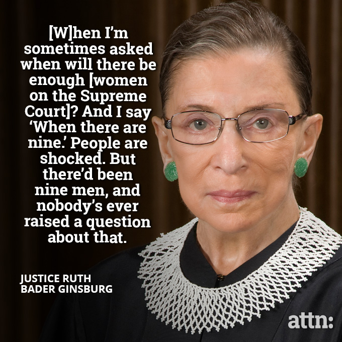 Justice Ginsburg on the Makeup of the Bench