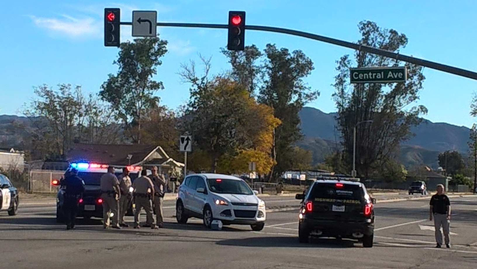 Scene of the shooting in San Bernardino, California