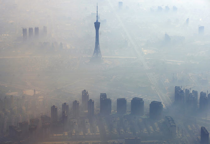 Smog in Zhengzhou