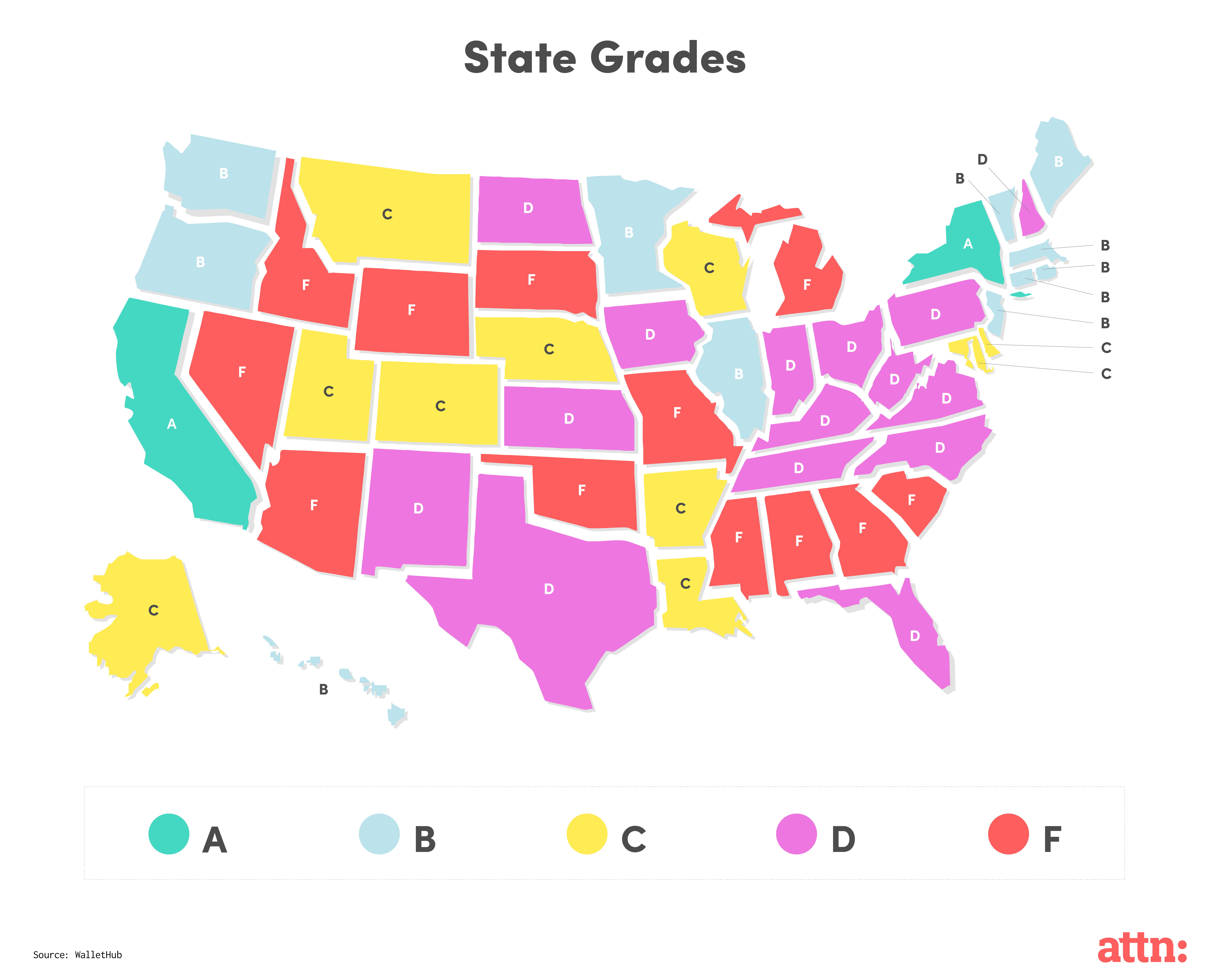 states map for working parents
