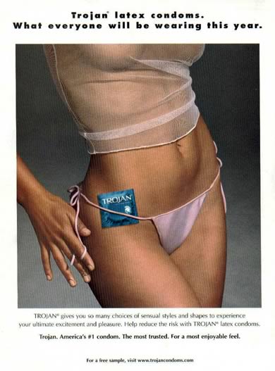Trojan condom ad