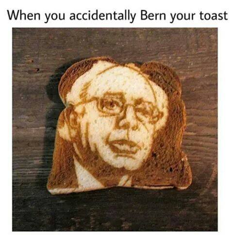 Bernie Sanders toast