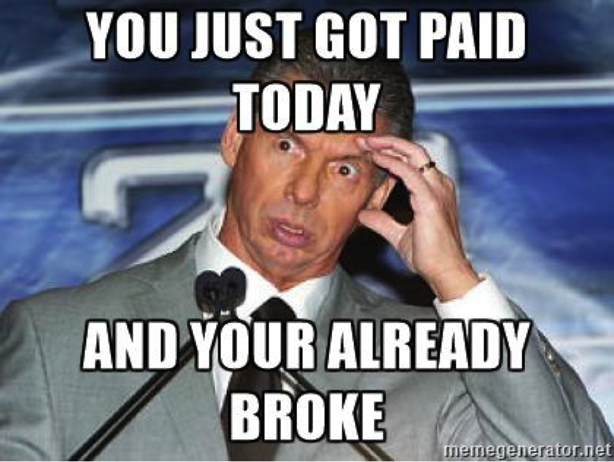 A Vince McMahon meme. 