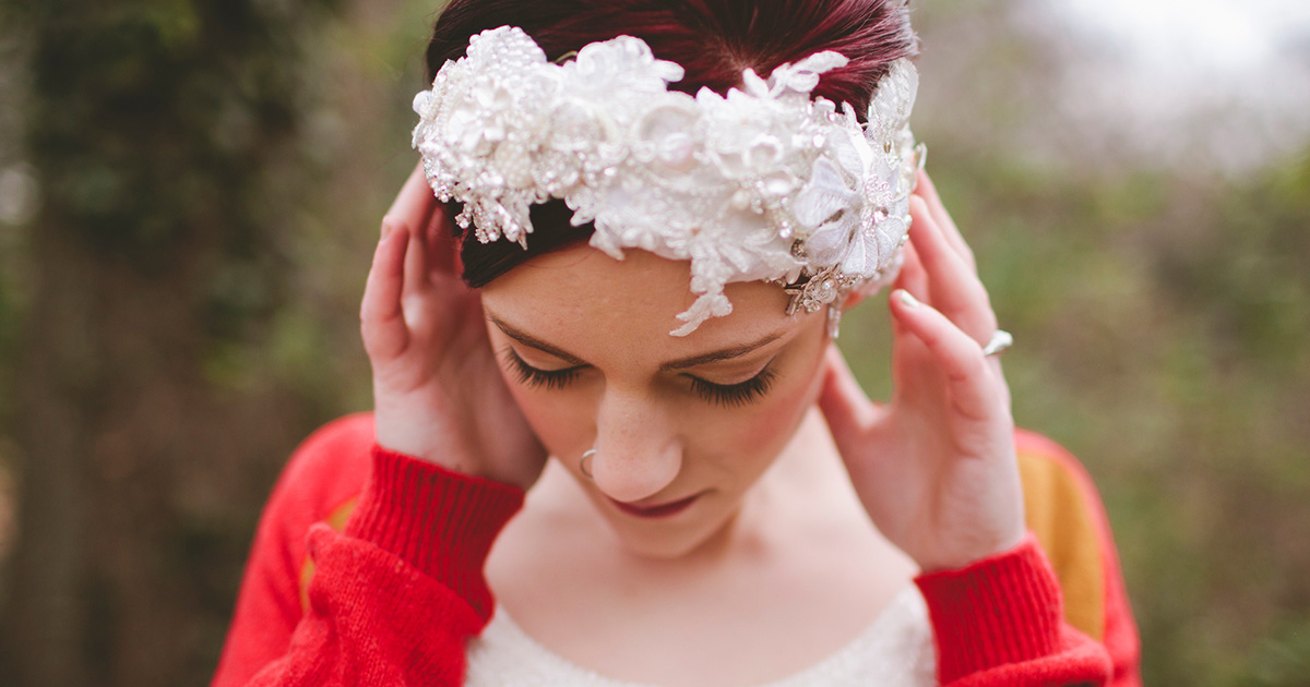 bride-looking-down