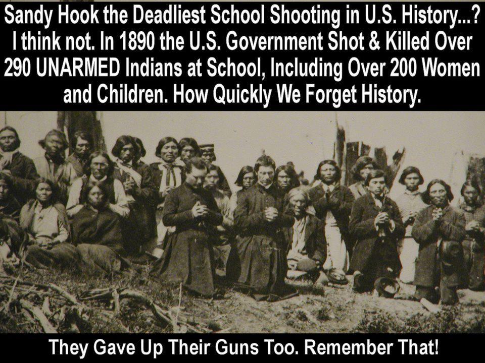 Wounded Knee Guns Meme