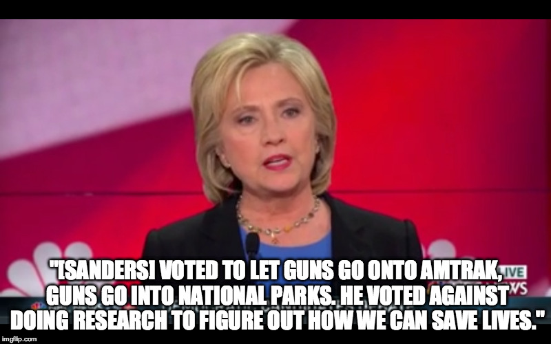 Bernie Sanders and Hillary Clinton on Guns