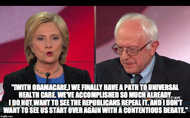 Bernie Sanders and Hillary Clinton on Health Care
