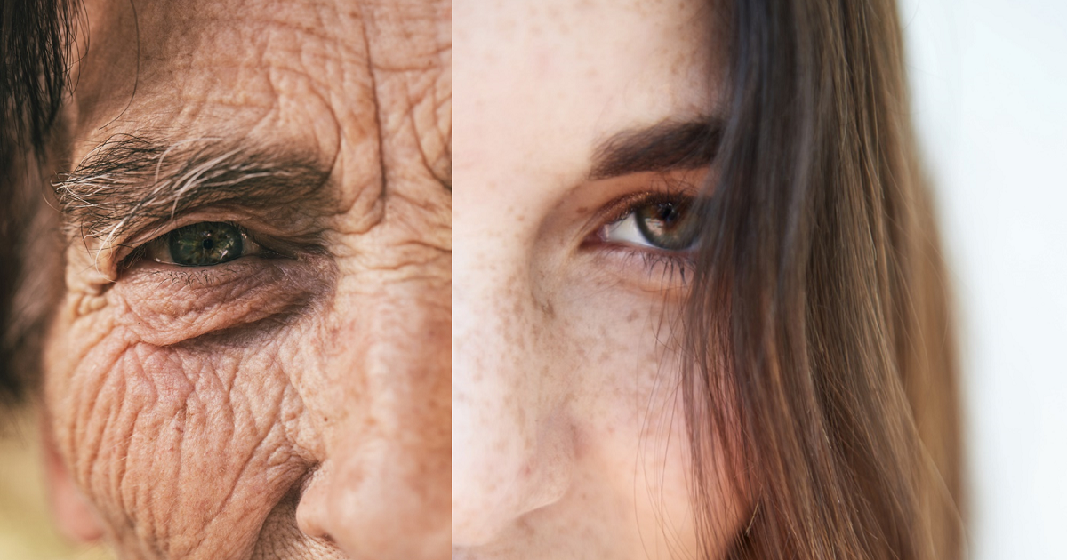 Old-woman-and-young-woman-split-screen