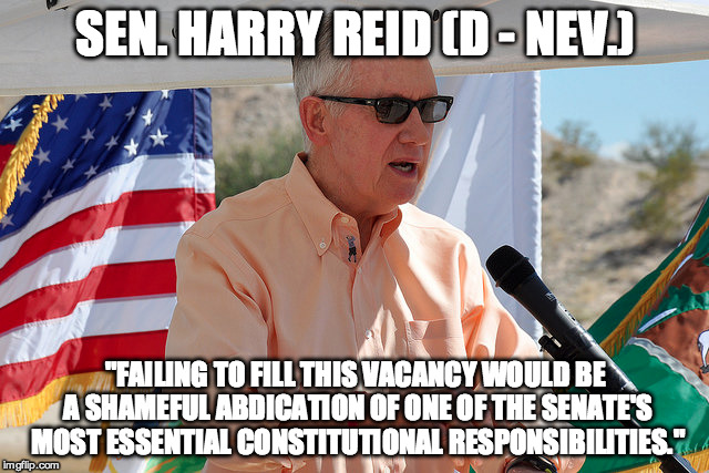 Harry Reid Scalia