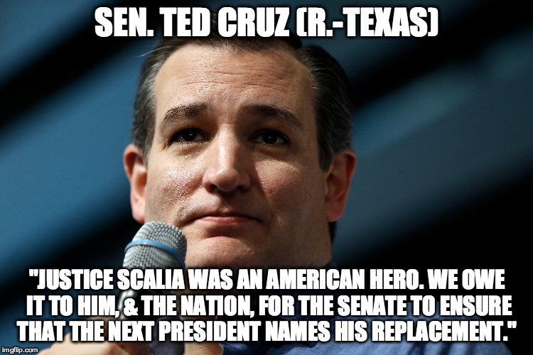 Ted Cruz on Scalia