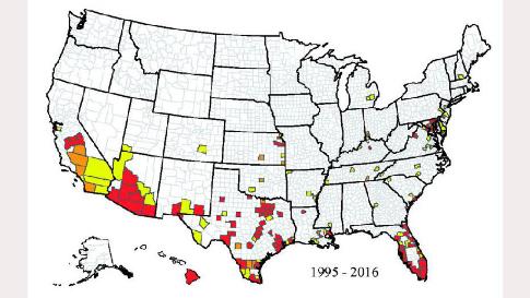 Here's where Zika mosquitoes live in the U.S.